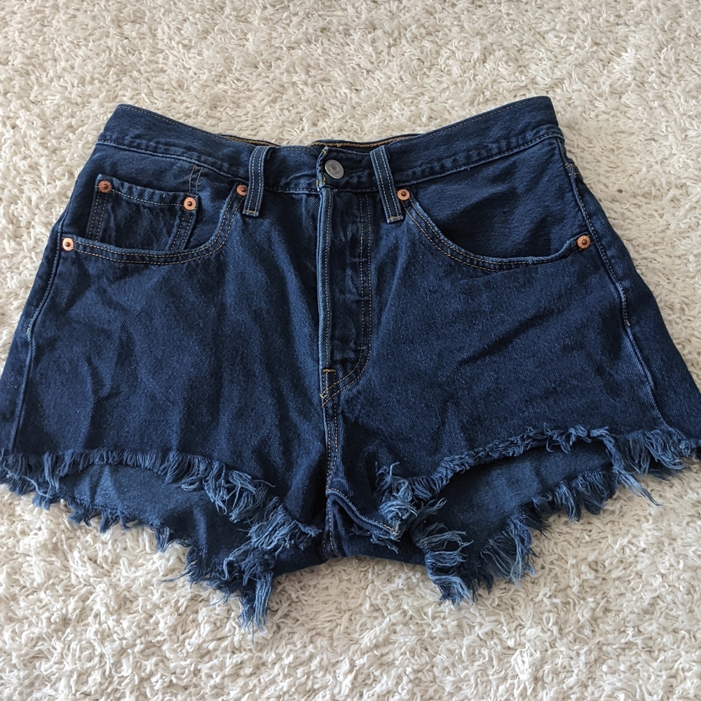 Levi's Cut-Off Jean Shorts